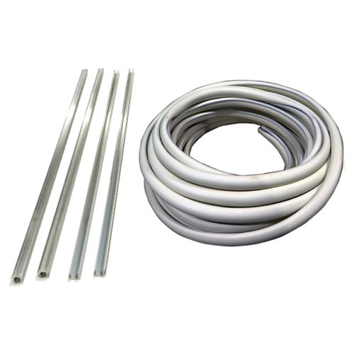 PVC 핸드레일 (화이트)
